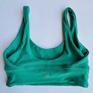 Lululemon Align Reversible Bra Size 4 Light Support Green LW2CYOS Yoga Athletic
